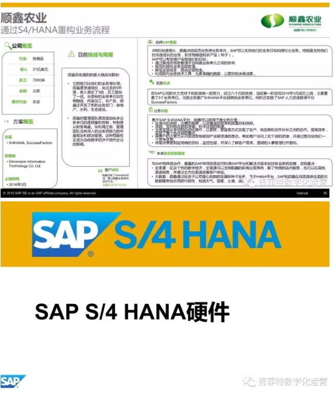 SAP S4HANA優(yōu)勢與特點